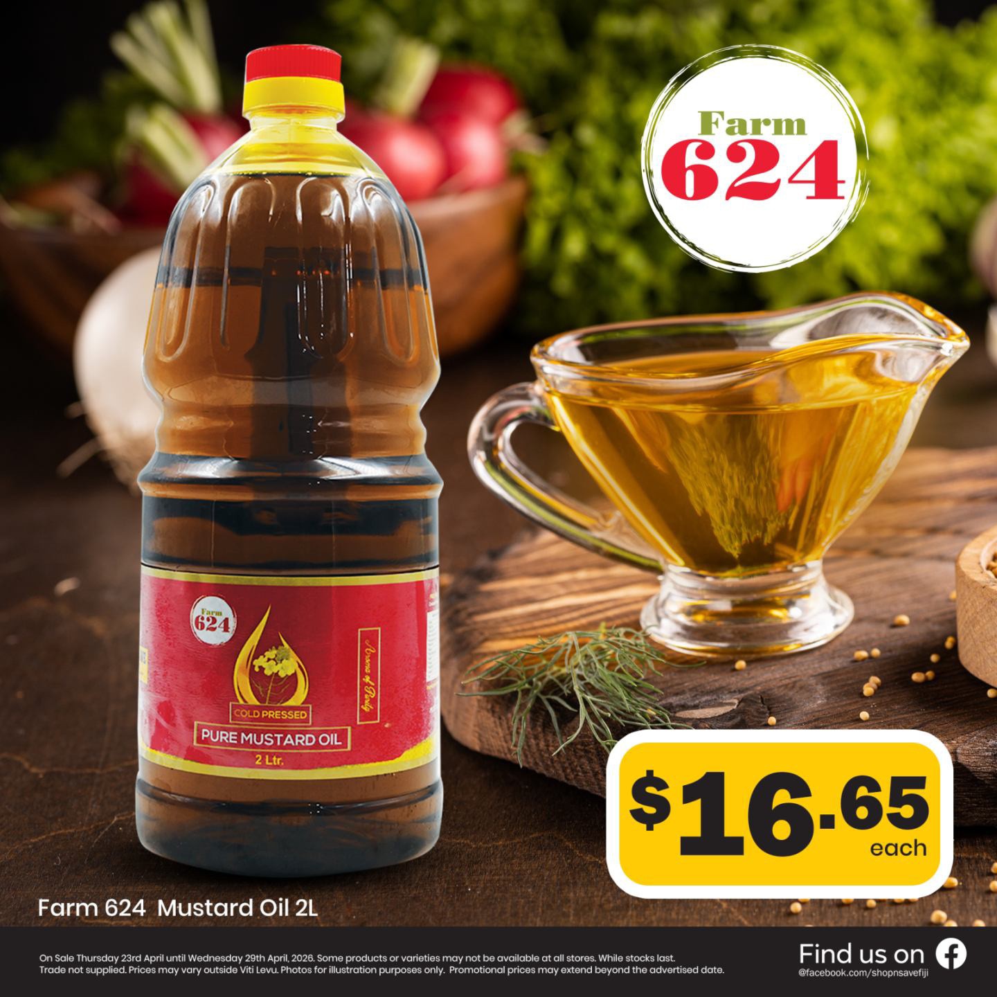 Farm 624 Mustard Oil 2L
