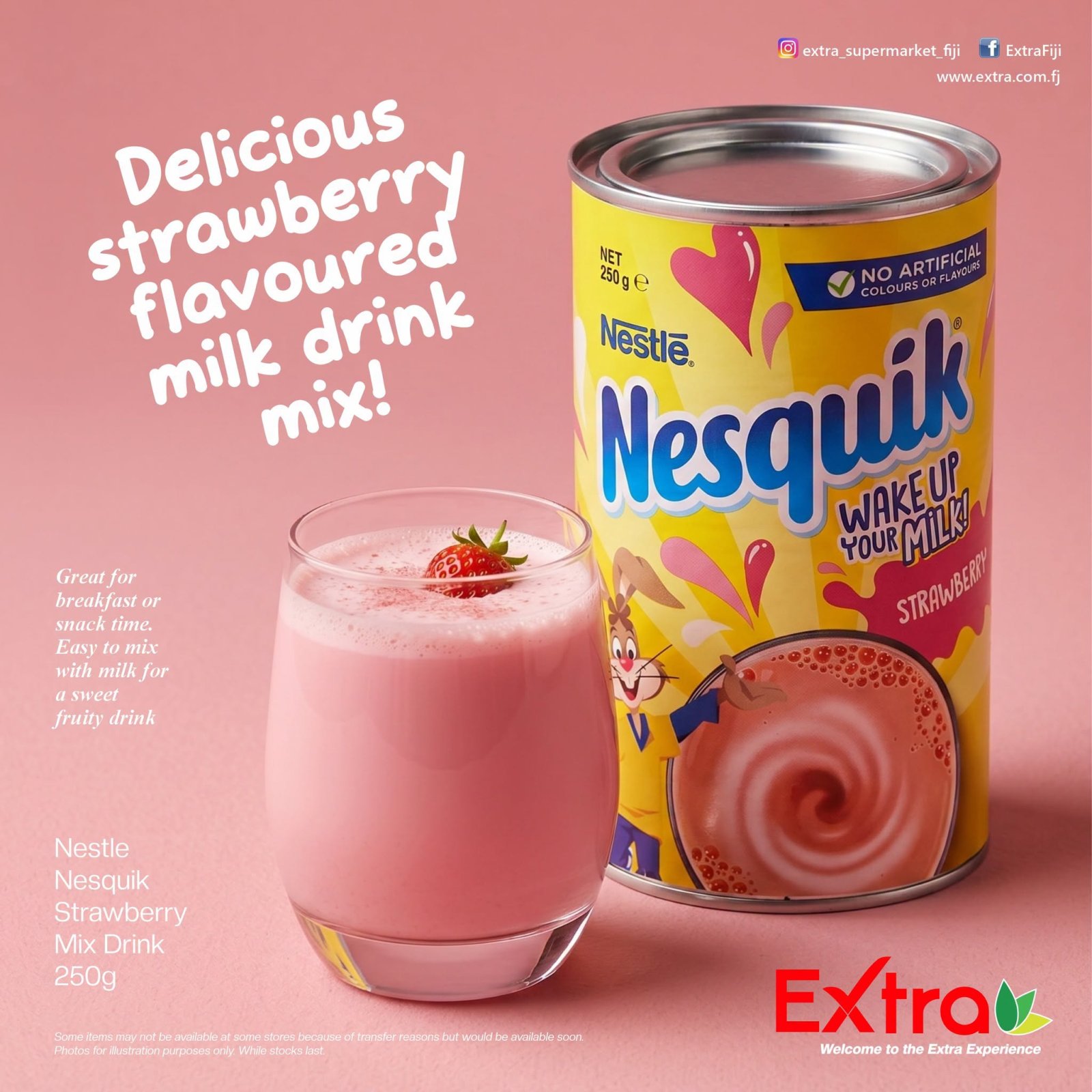 Nestle Nesquik Strawberry 250g