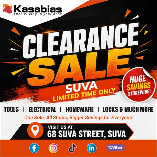 Kasabias Clearance Sale Suva
