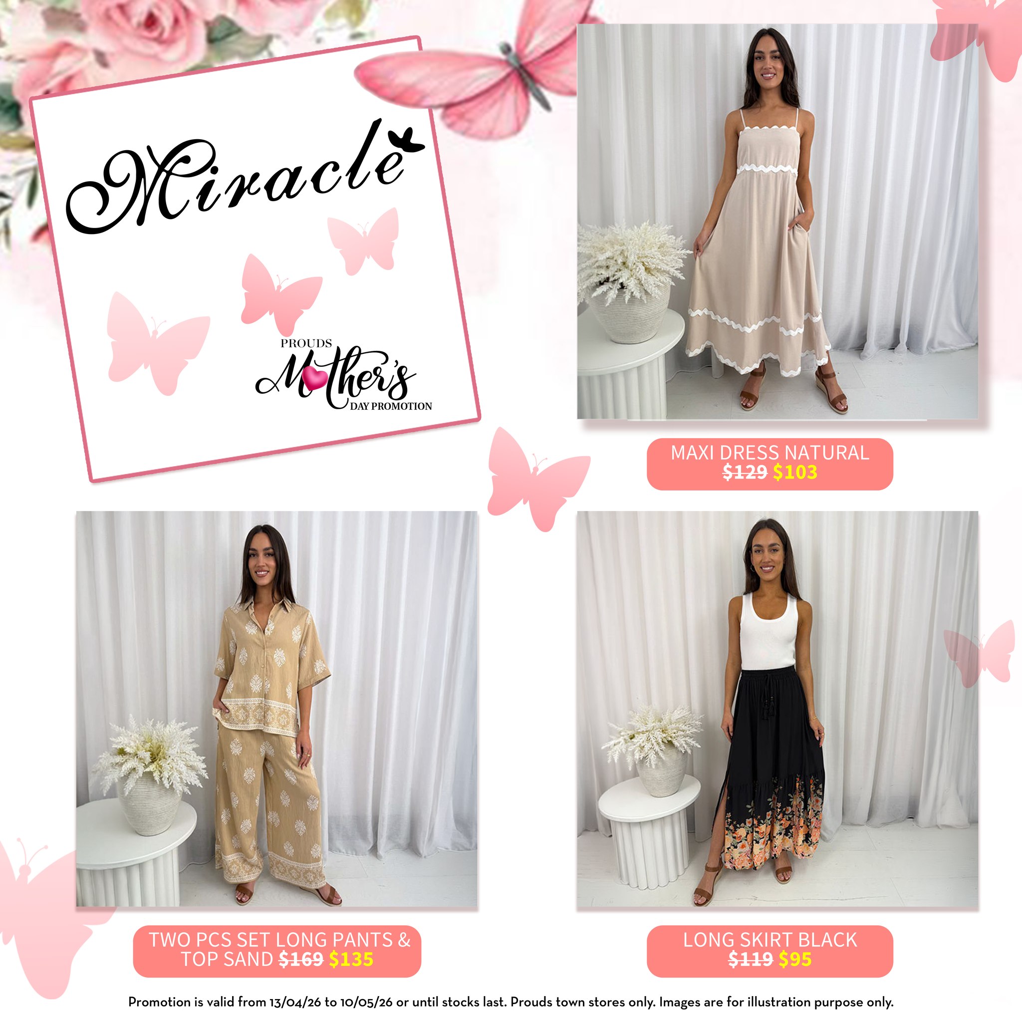 Mother's Day Fashion Collection - Up to 20% Off