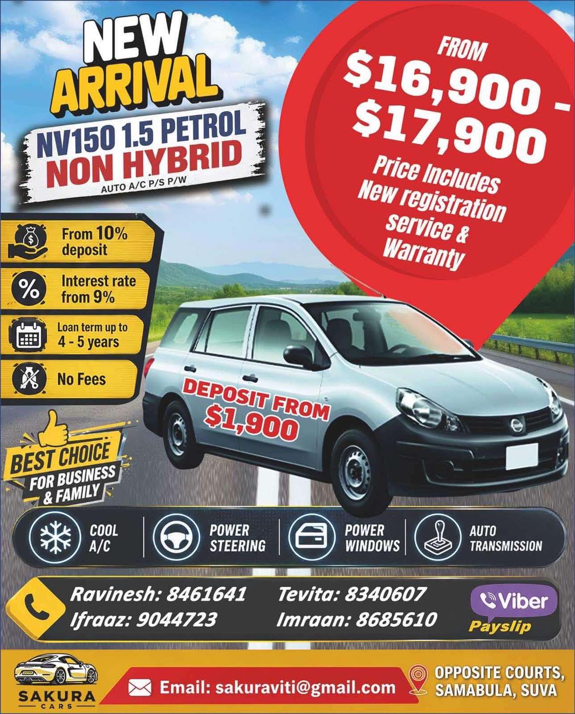 NV150 1.5 Petrol Non Hybrid - New Arrival