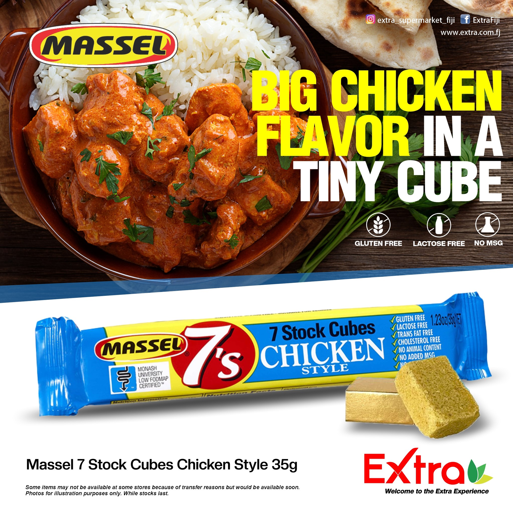 Massel 7 Stock Cubes Chicken Style 35g