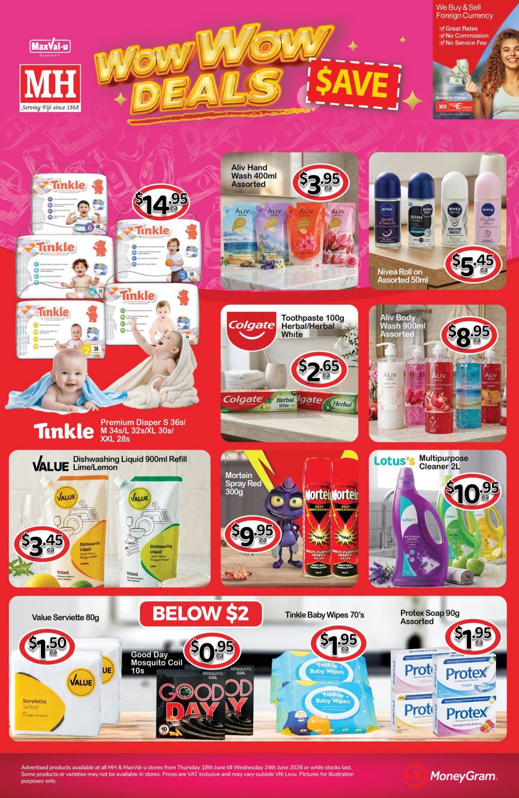 Wow Wow Deals - Multi-Product Supermarket Flyer - Page 1