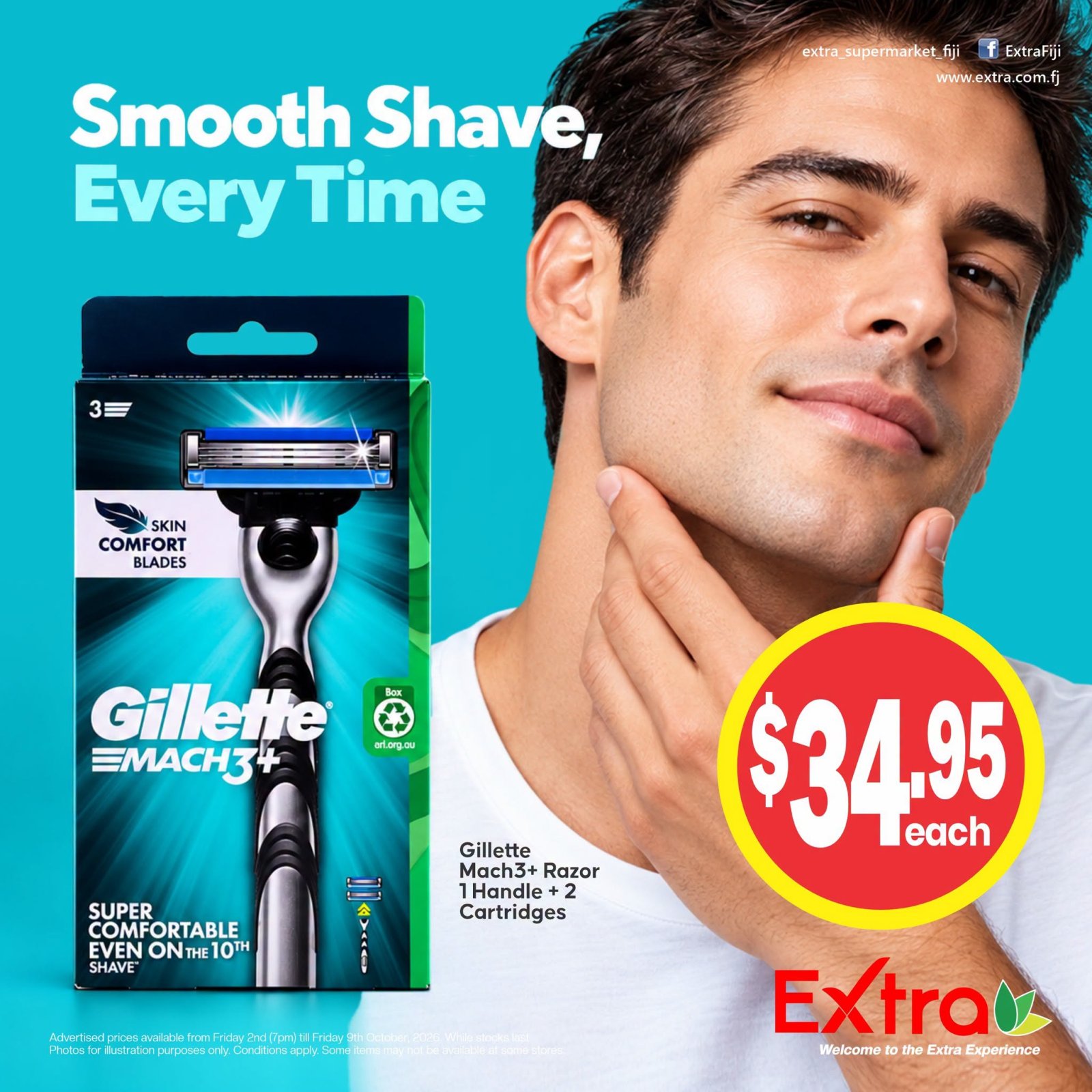 Gillette Mach3+ Razor