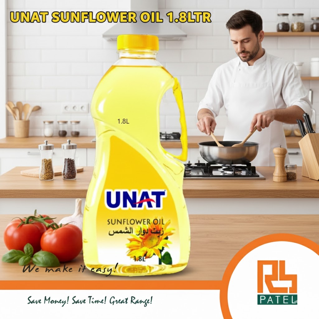 Unat Sunflower Oil 1.8Ltr