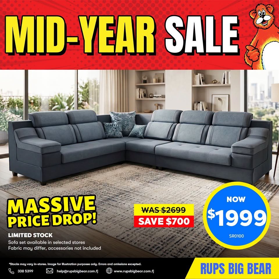 Grey Sectional Sofa Set - Mid-Year Sale