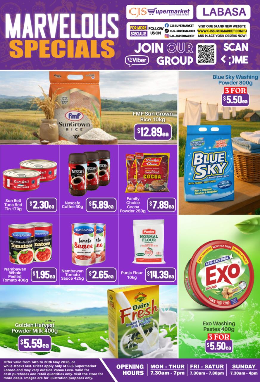 Marvelous Specials - Multi-Product Supermarket Flyer - Page 1