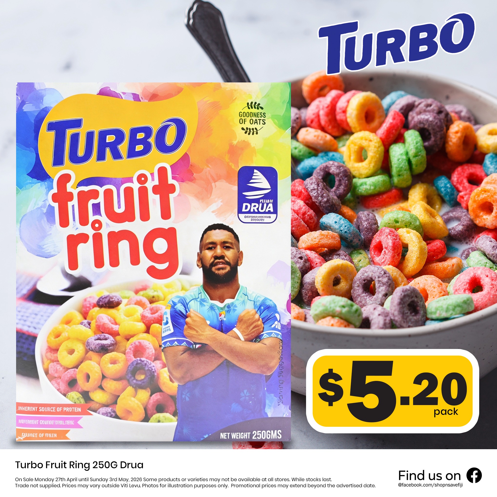 Turbo Fruit Ring 250G Drua