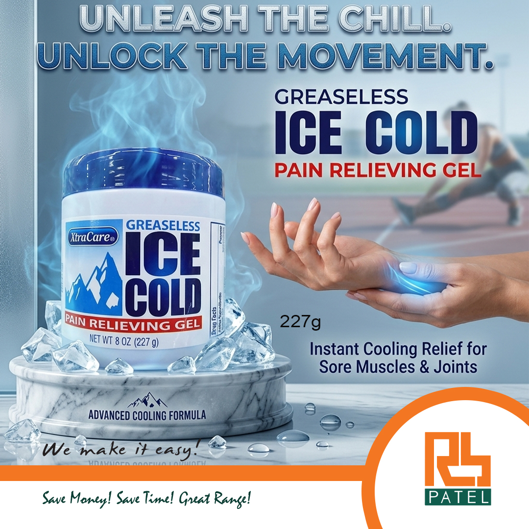XtraCare Greaseless Ice Cold Pain Relieving Gel