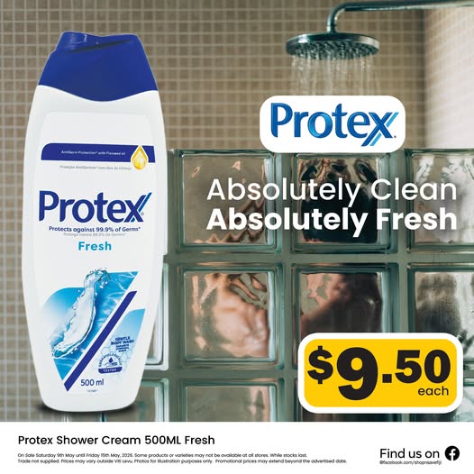 Protex Shower Cream 500ML Fresh