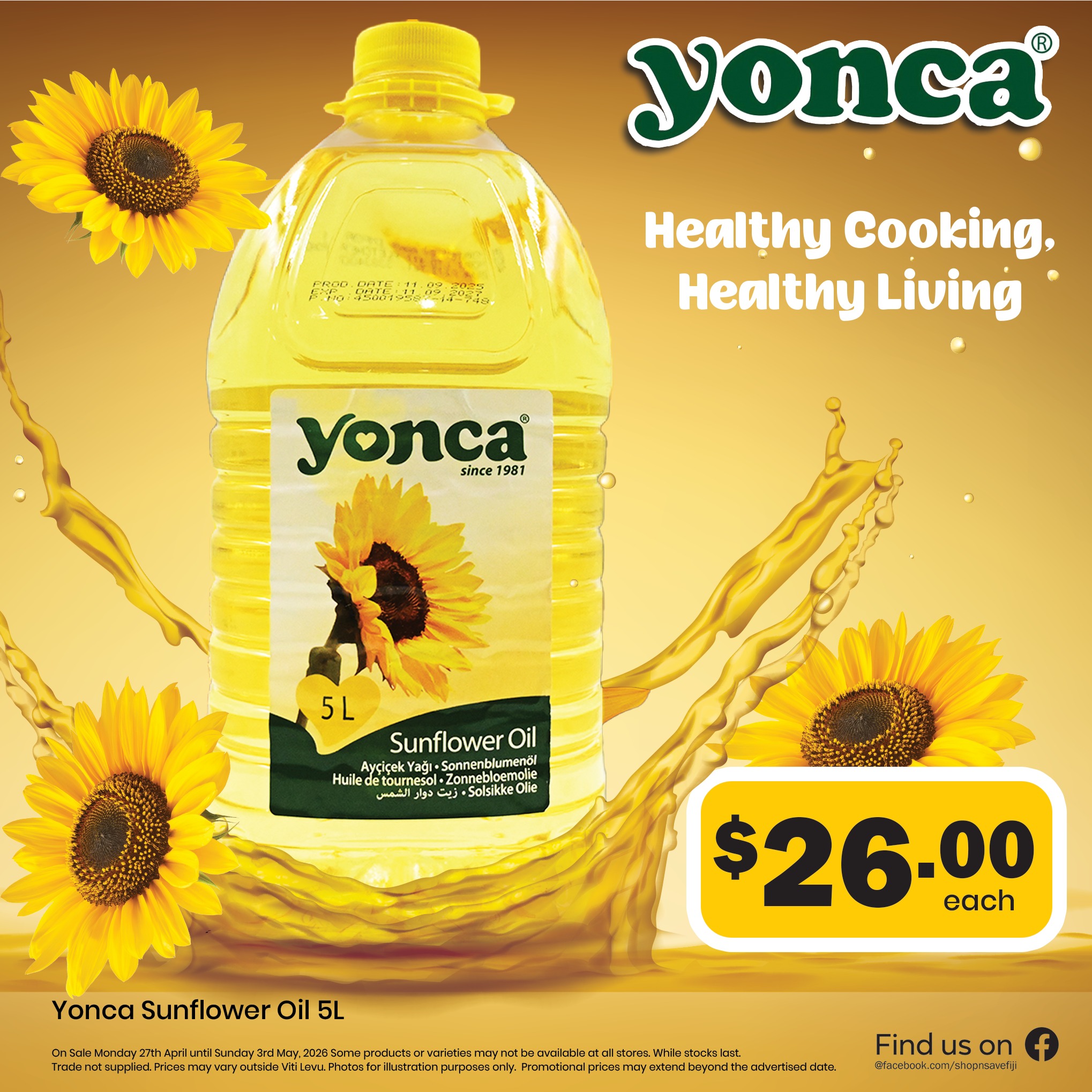 Yonca Sunflower Oil 5L