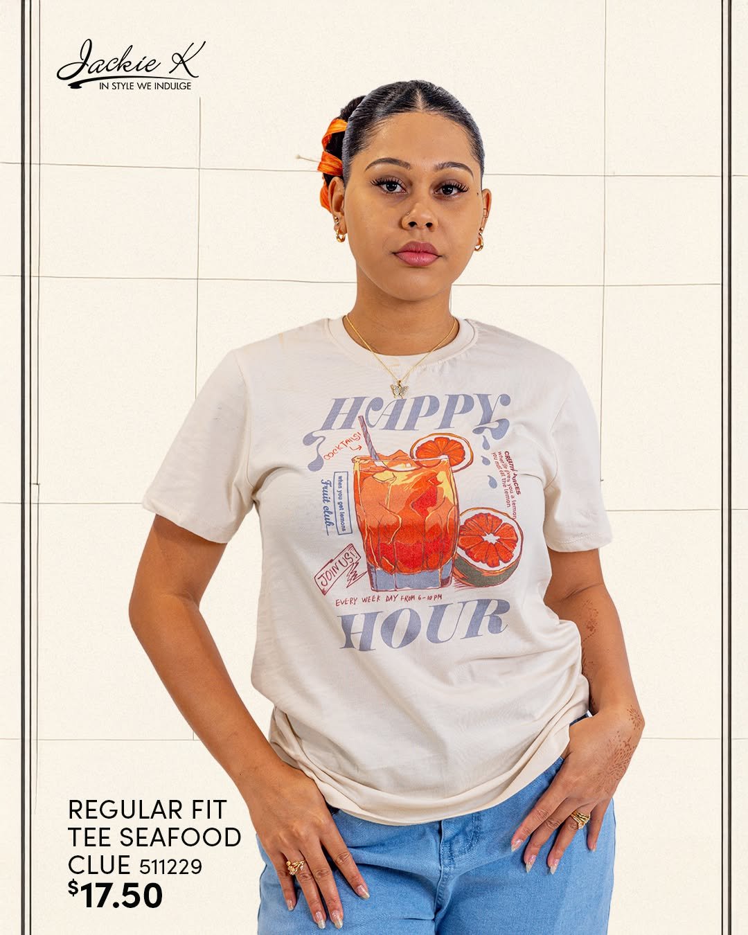 Regular Fit Tee Seafood Clue