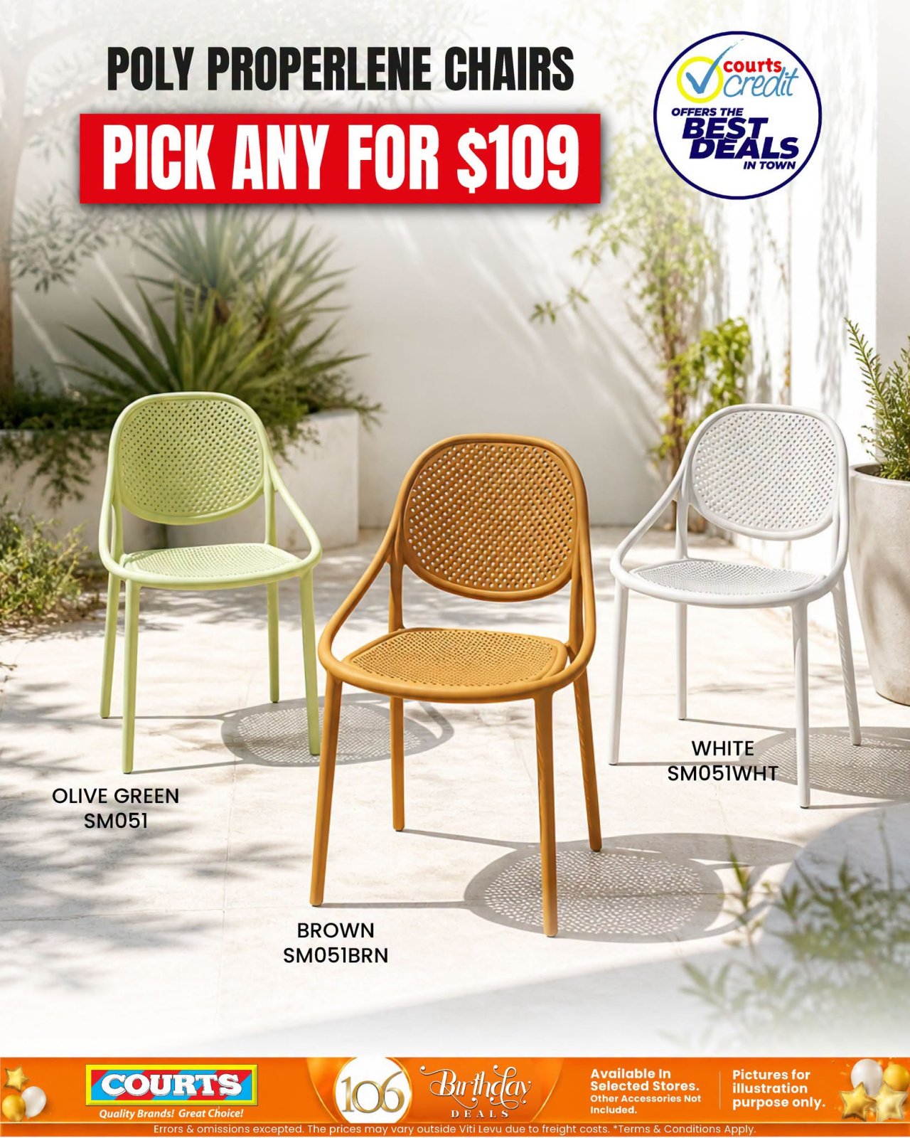 Poly Propylene Chairs