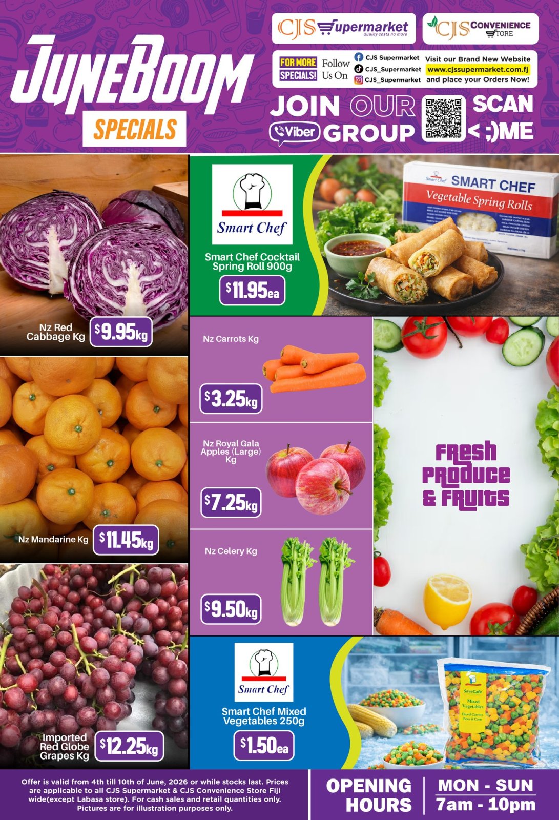 June Boom Specials - Fresh Produce & Smart Chef
