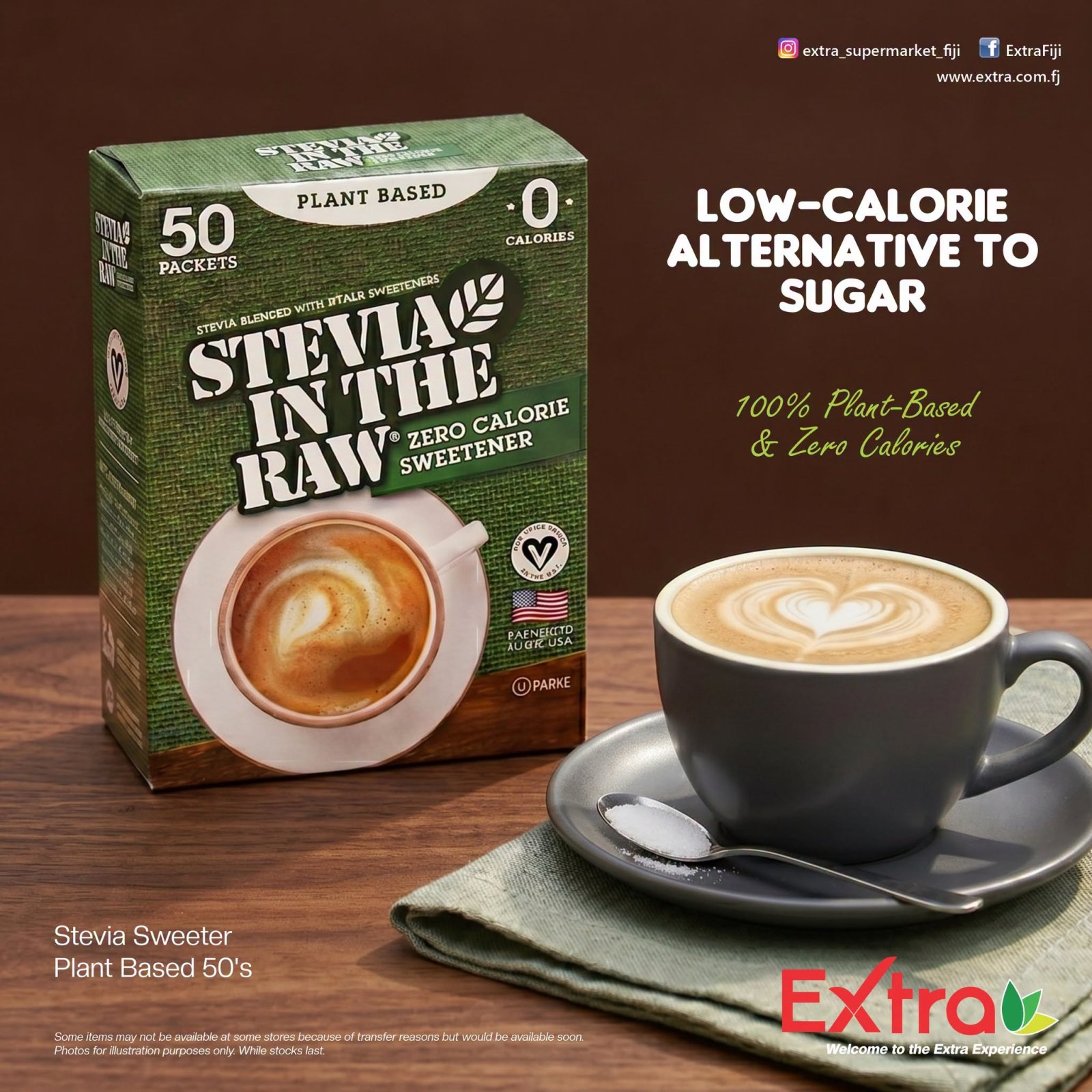 Stevia in the Raw Plant Based Sweetener 50's
