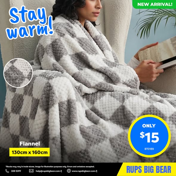 Flannel Blanket - Stay Warm