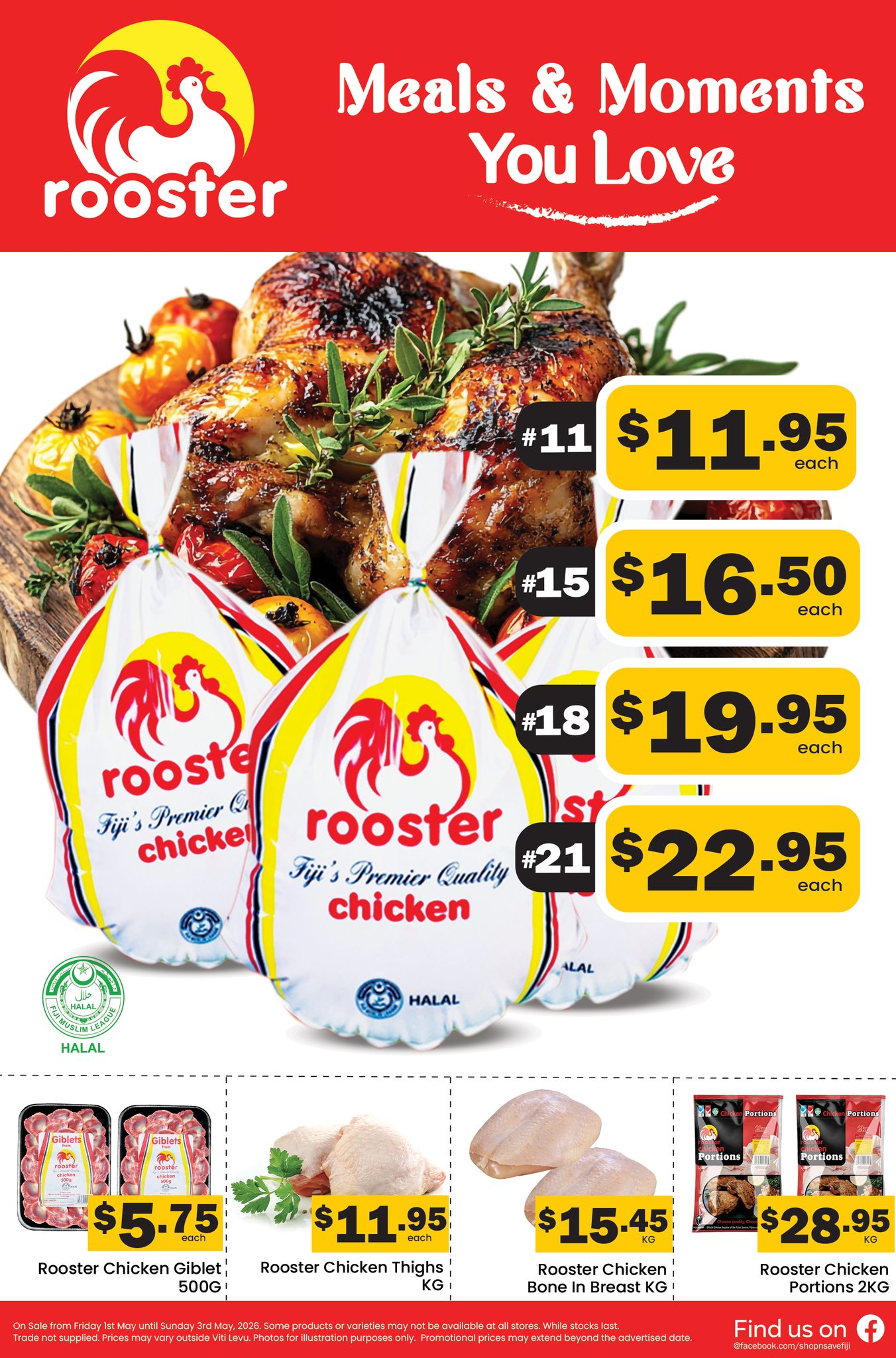 Rooster Chicken - Meals & Moments You Love