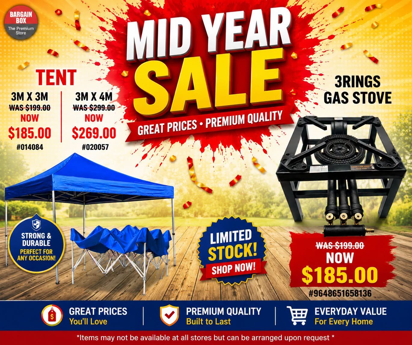 Mid Year Sale – Outdoor Essentials - Page 1