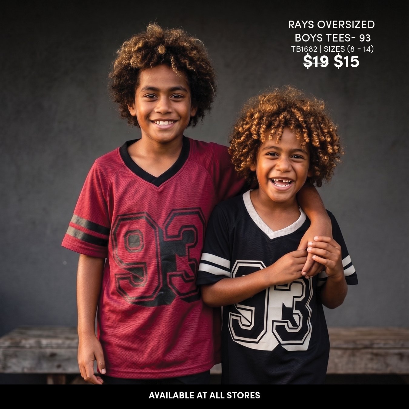 Rays Oversized Boys Tees - 93