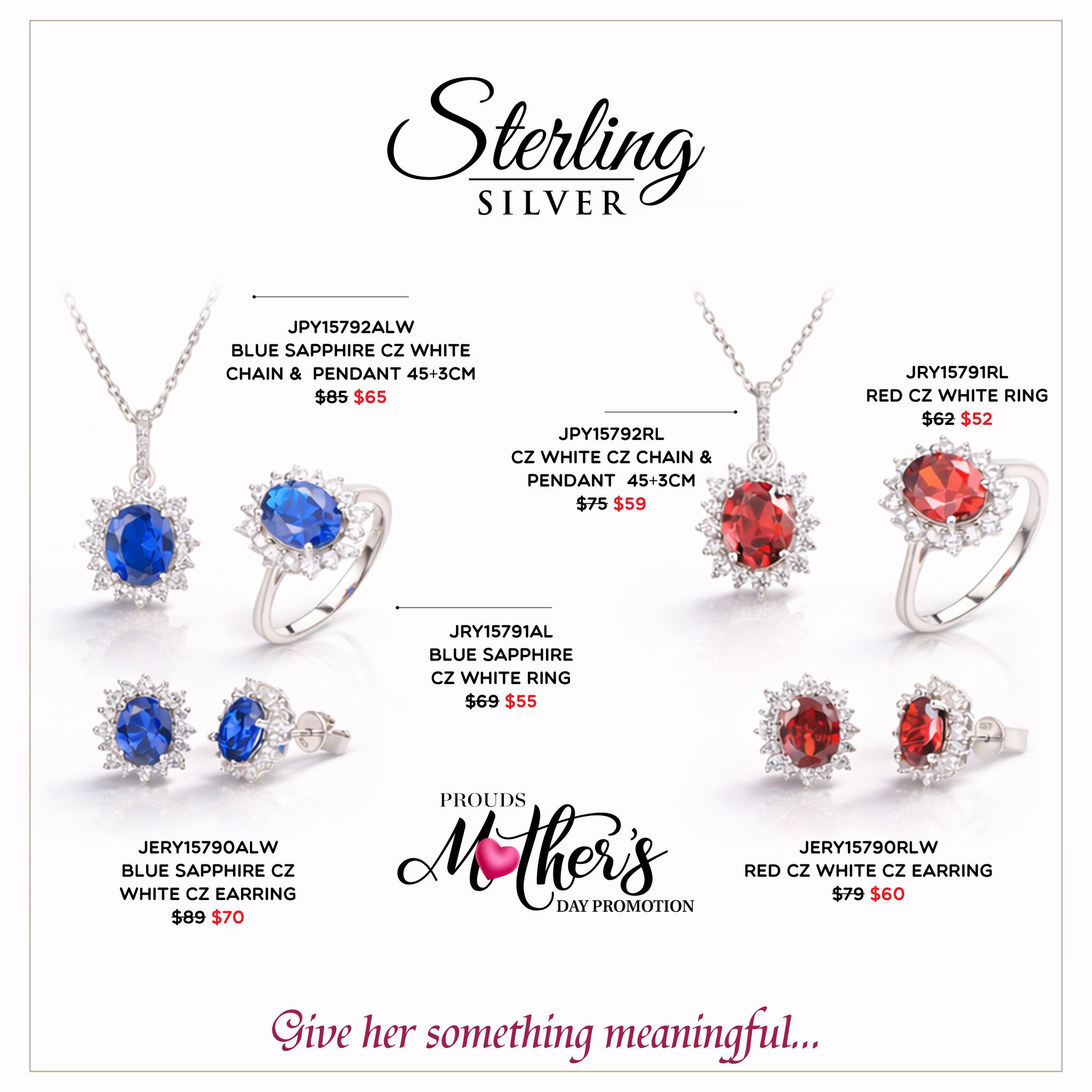 Sterling Silver Mother's Day Promotion