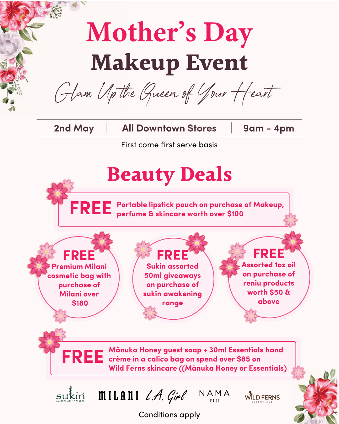 Mother's Day Makeup Event