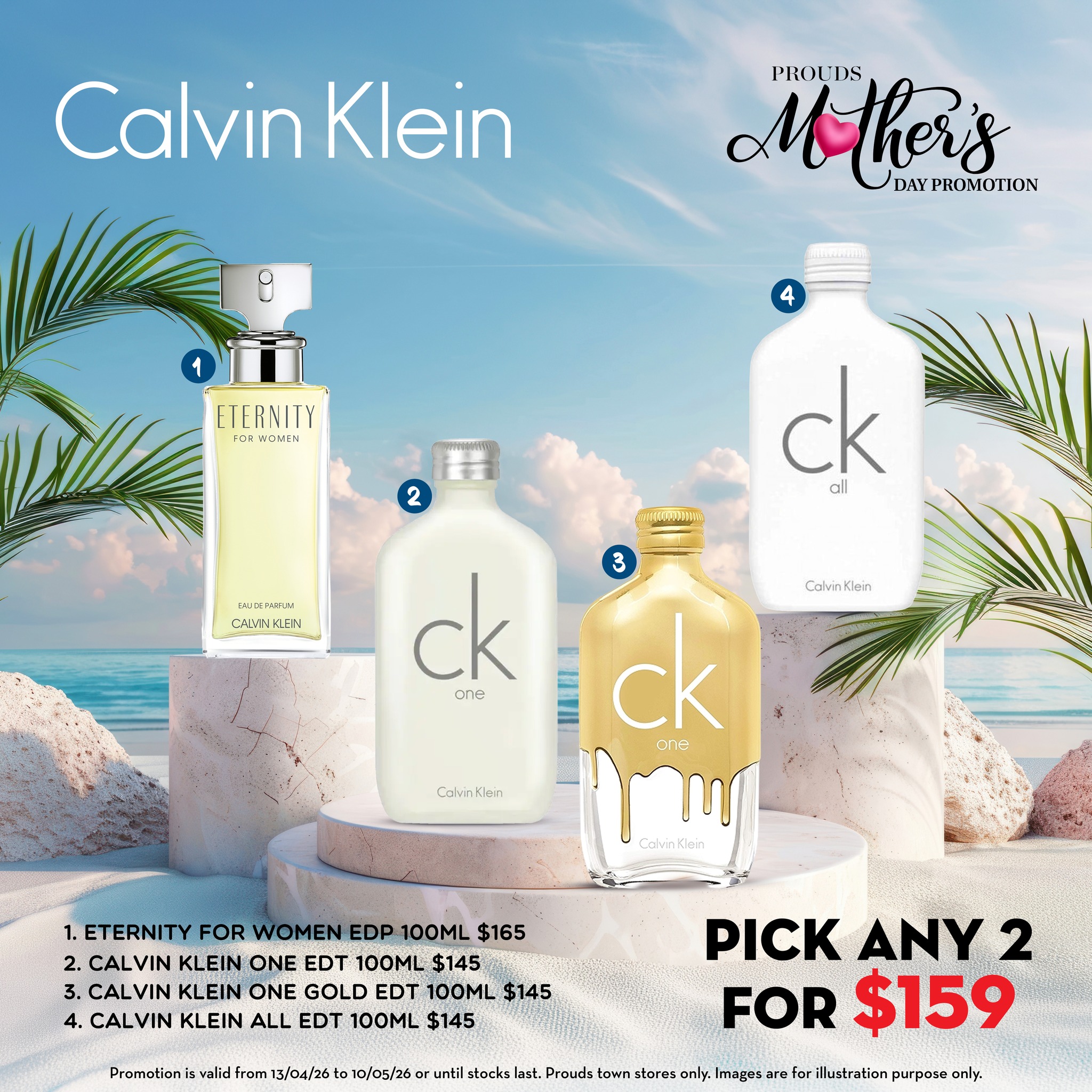Calvin Klein Mother's Day Promotion
