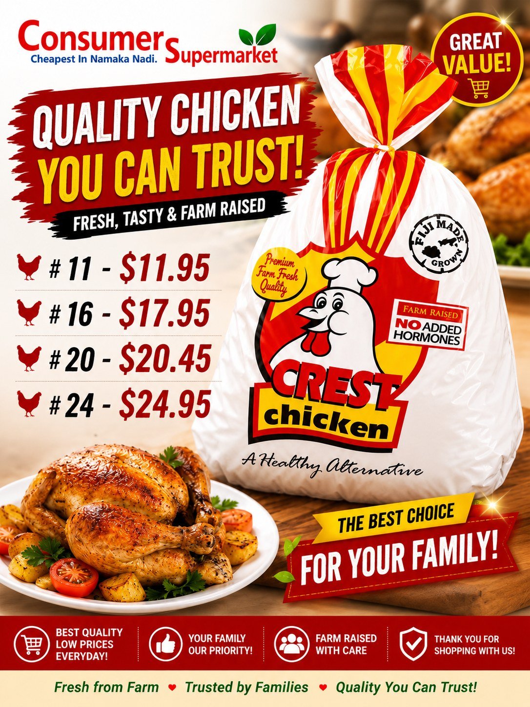 Crest Chicken - Farm Raised Quality