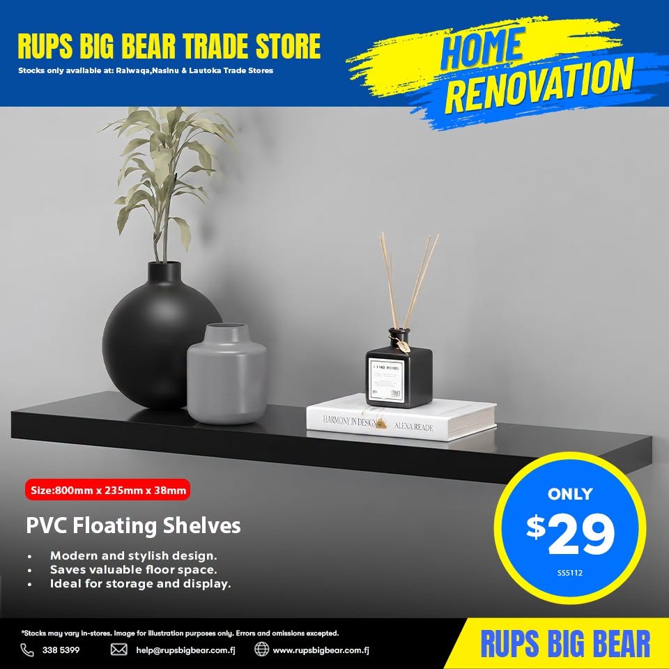 PVC Floating Shelves