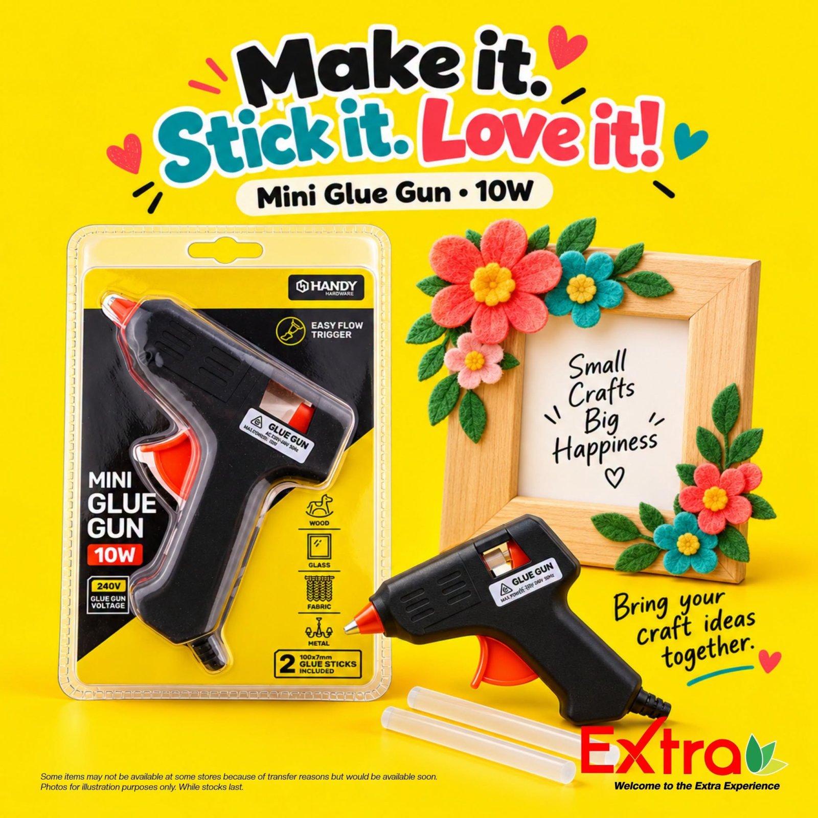 Handy Hardware Mini Glue Gun 10W