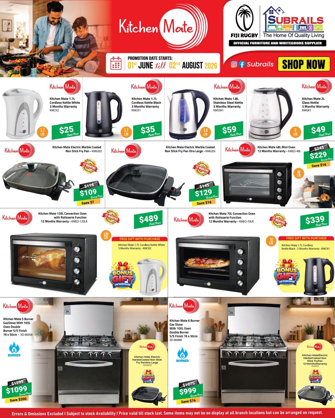 Kitchen Mate Appliances Promotion June–August 2026 - Page 1