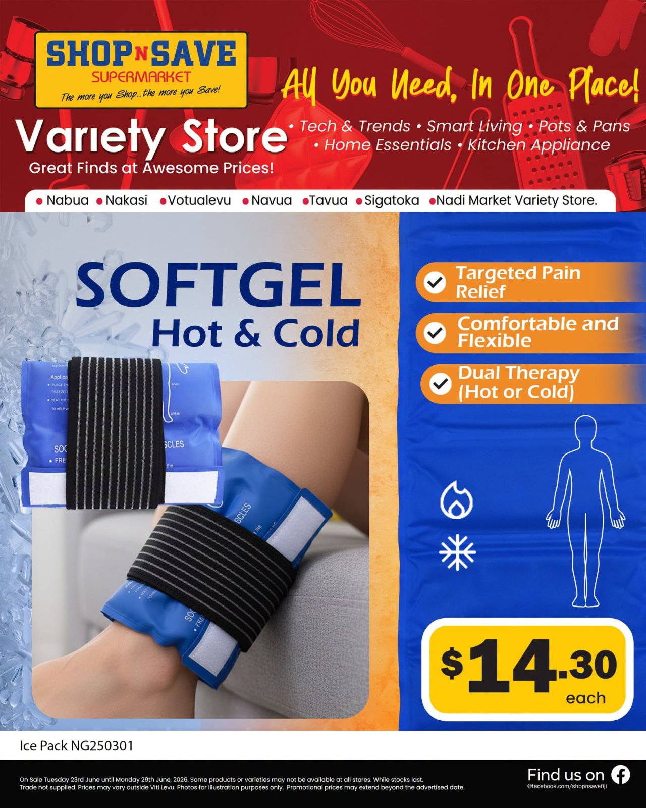 SOFTGEL Hot & Cold Ice Pack