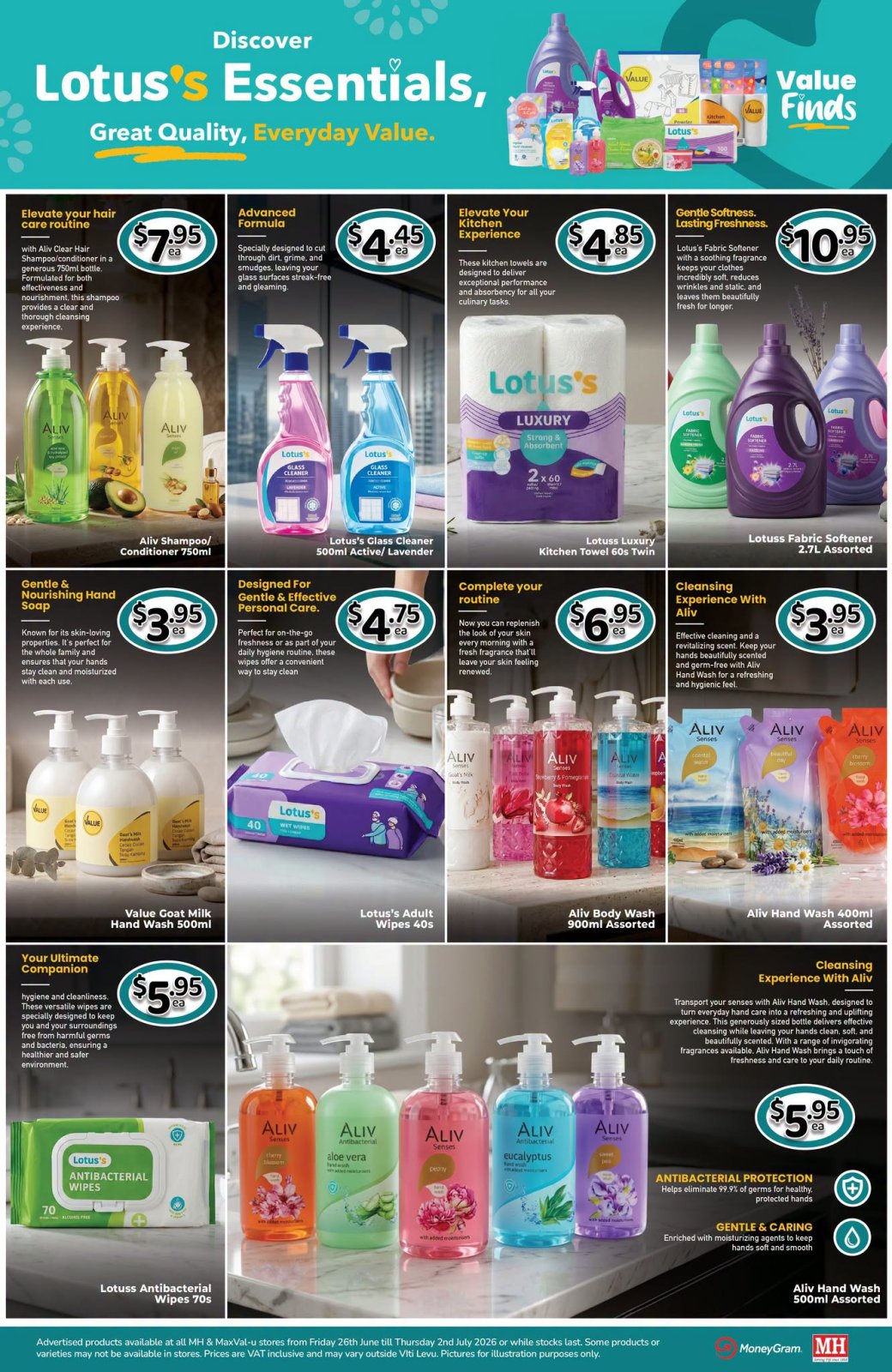 Lotus's Essentials - Great Quality, Everyday Value - Page 1