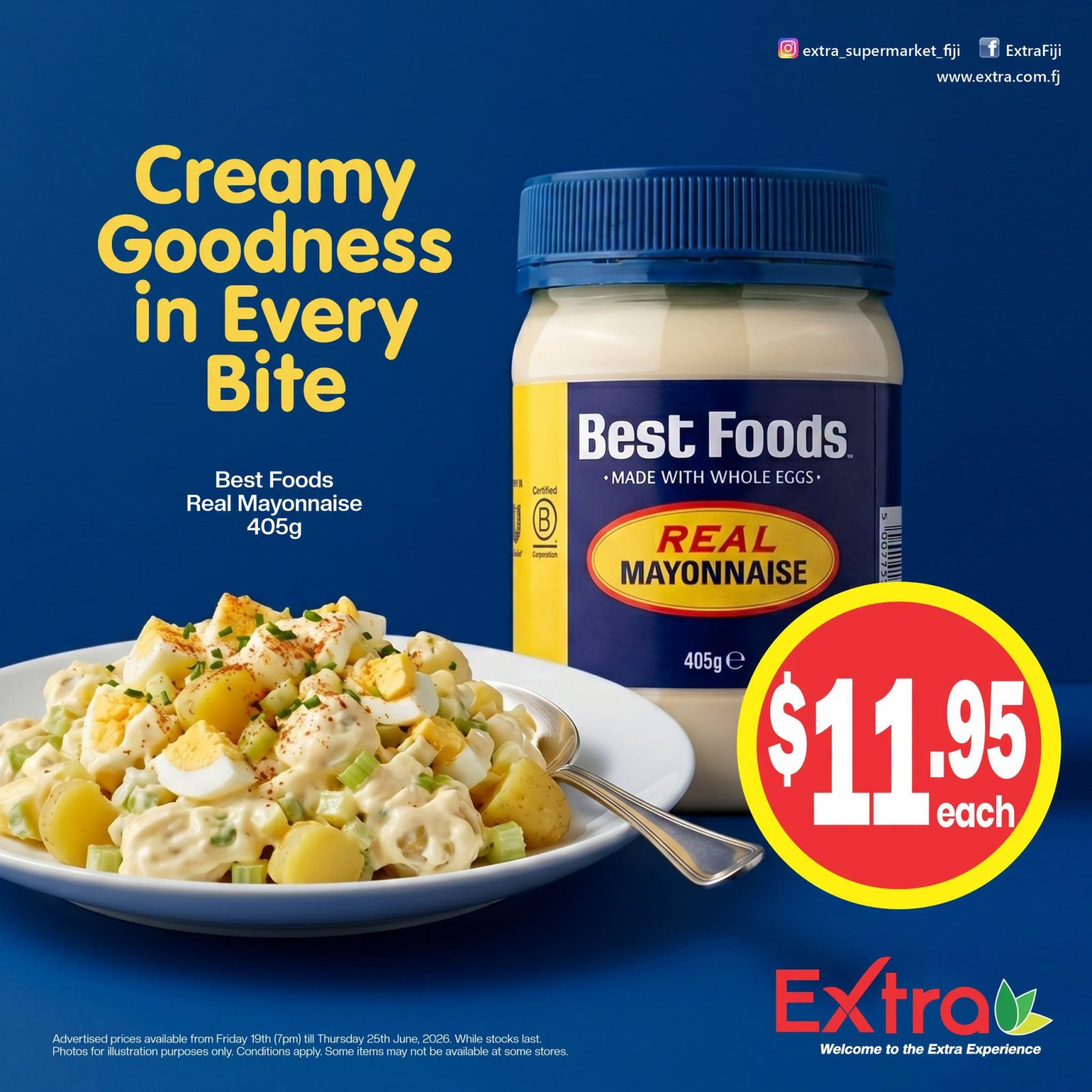 Best Foods Real Mayonnaise 405g