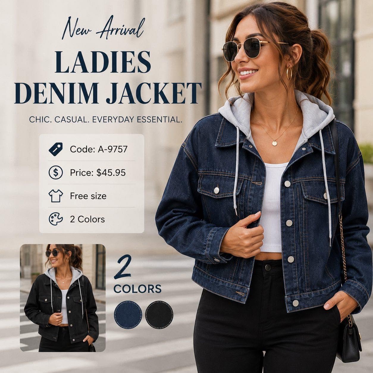 Ladies Denim Jacket