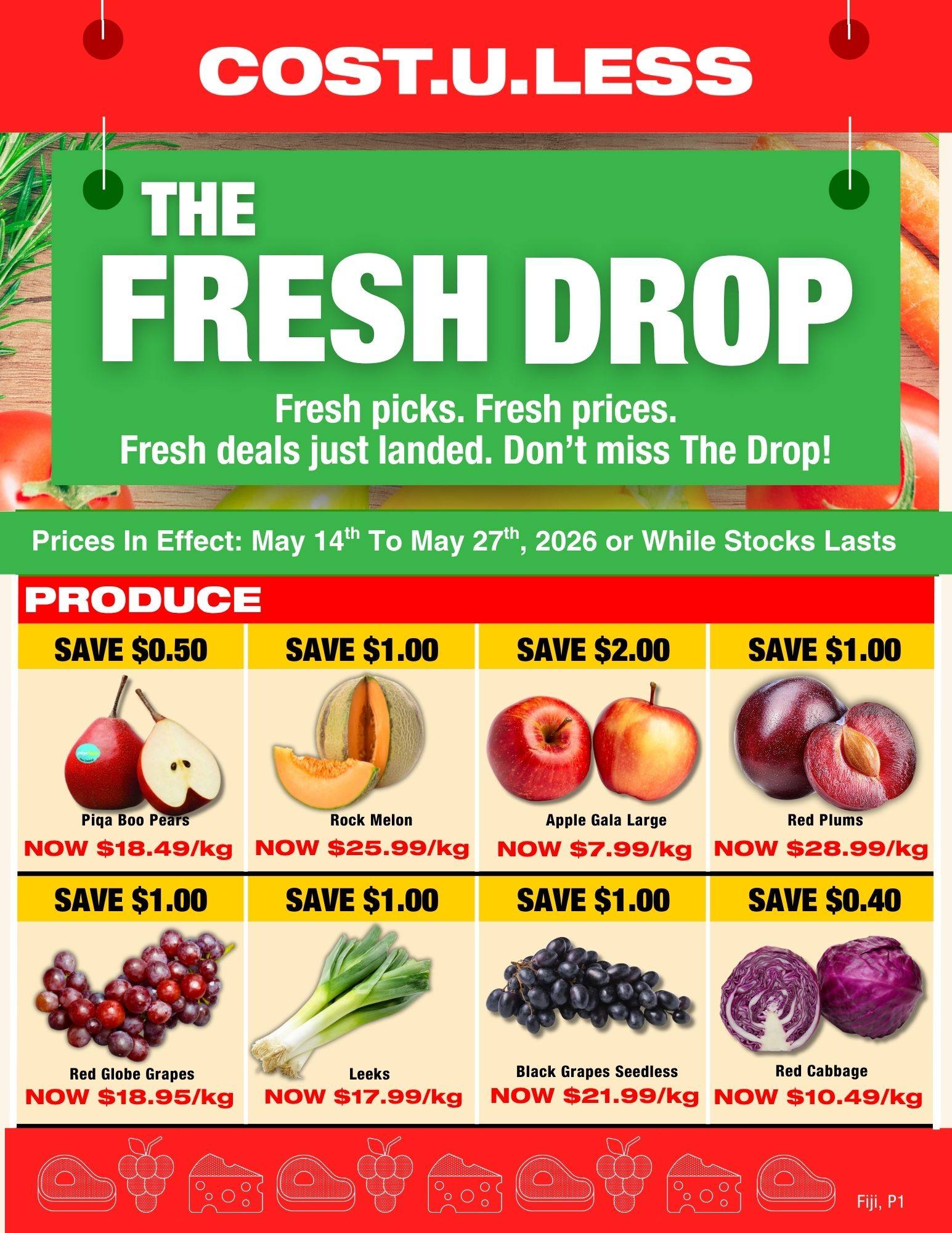The Fresh Drop - Produce Specials - Page 1