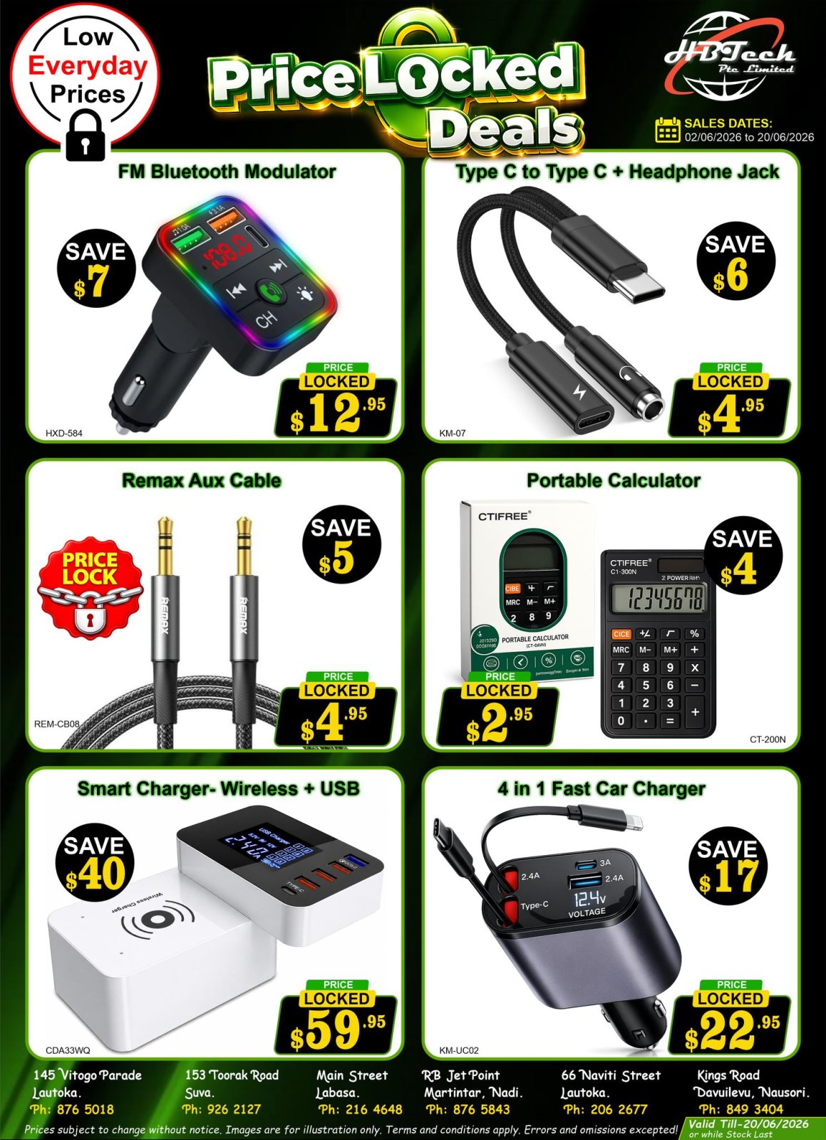 Price Locked Deals - Electronics & Accessories