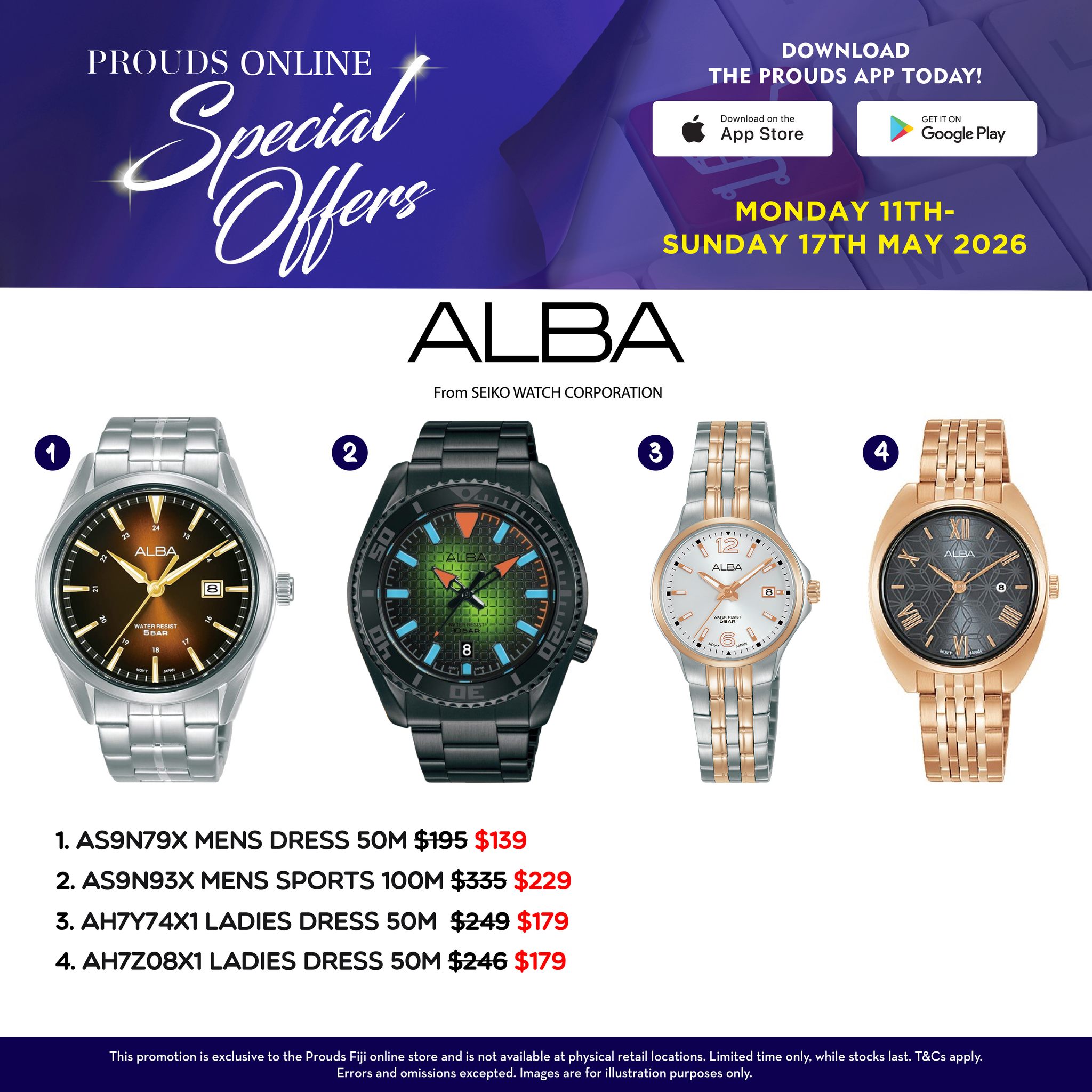 Alba Watches Special Offers - Page 1