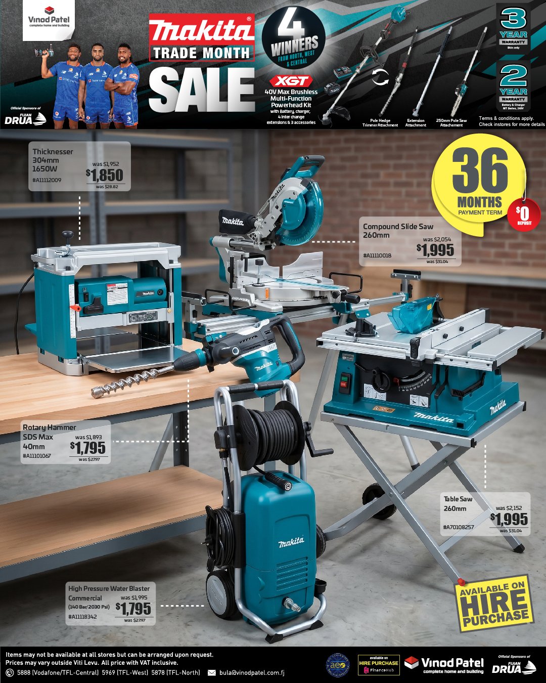Makita Trade Month Sale – Power Tools & Equipment