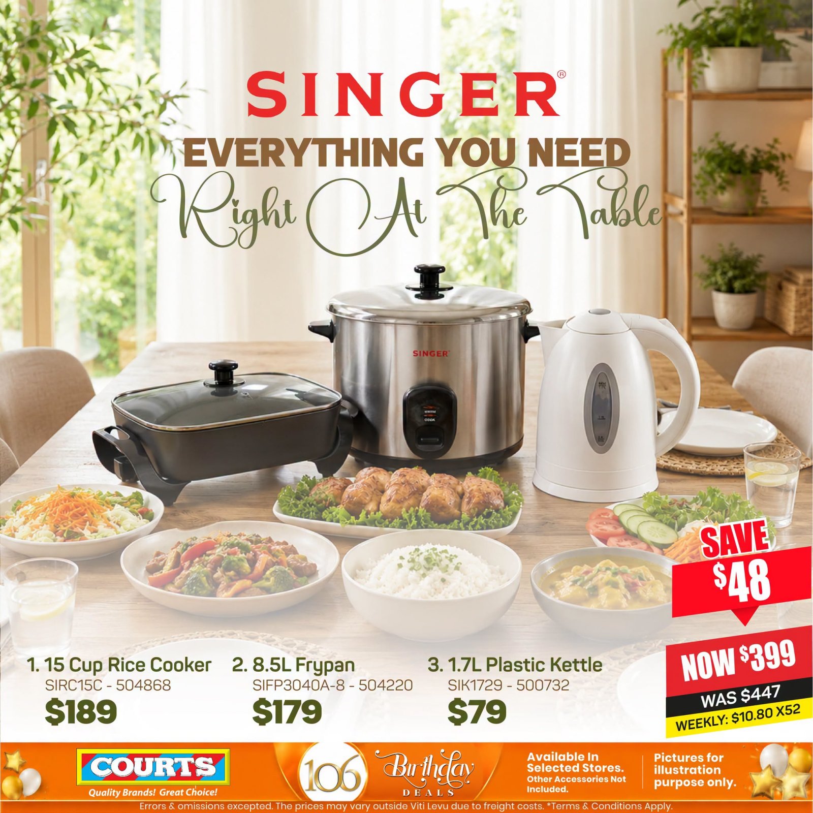 Singer Kitchen Appliances Bundle - Page 1