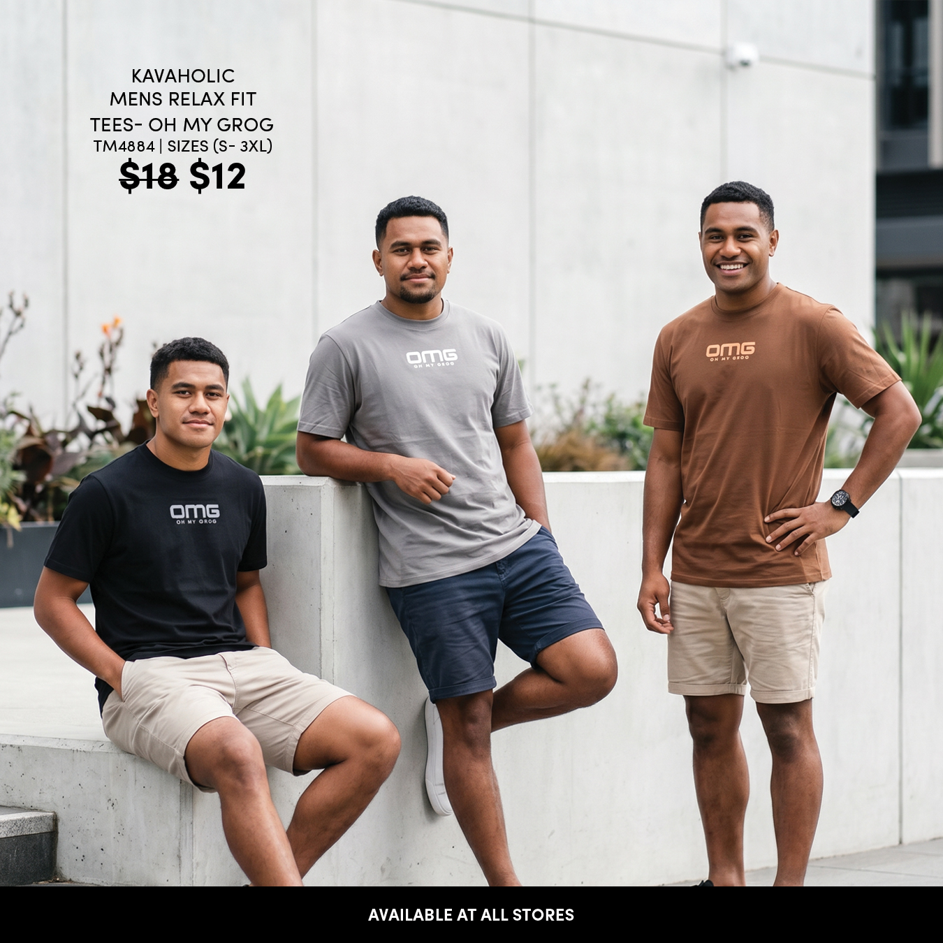 Kavaholic Mens Relax Fit Tees - Oh My Grog