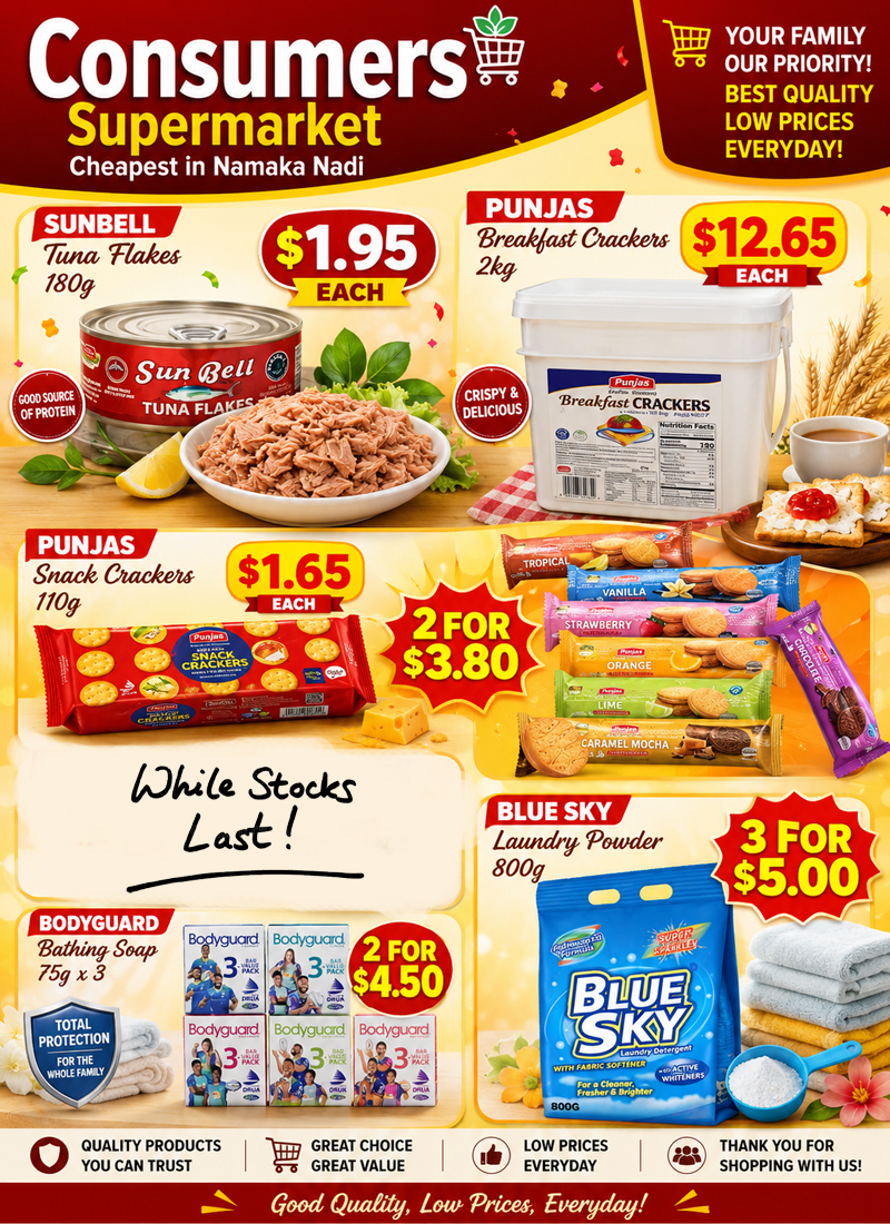Consumers Supermarket Weekly Specials - Page 1
