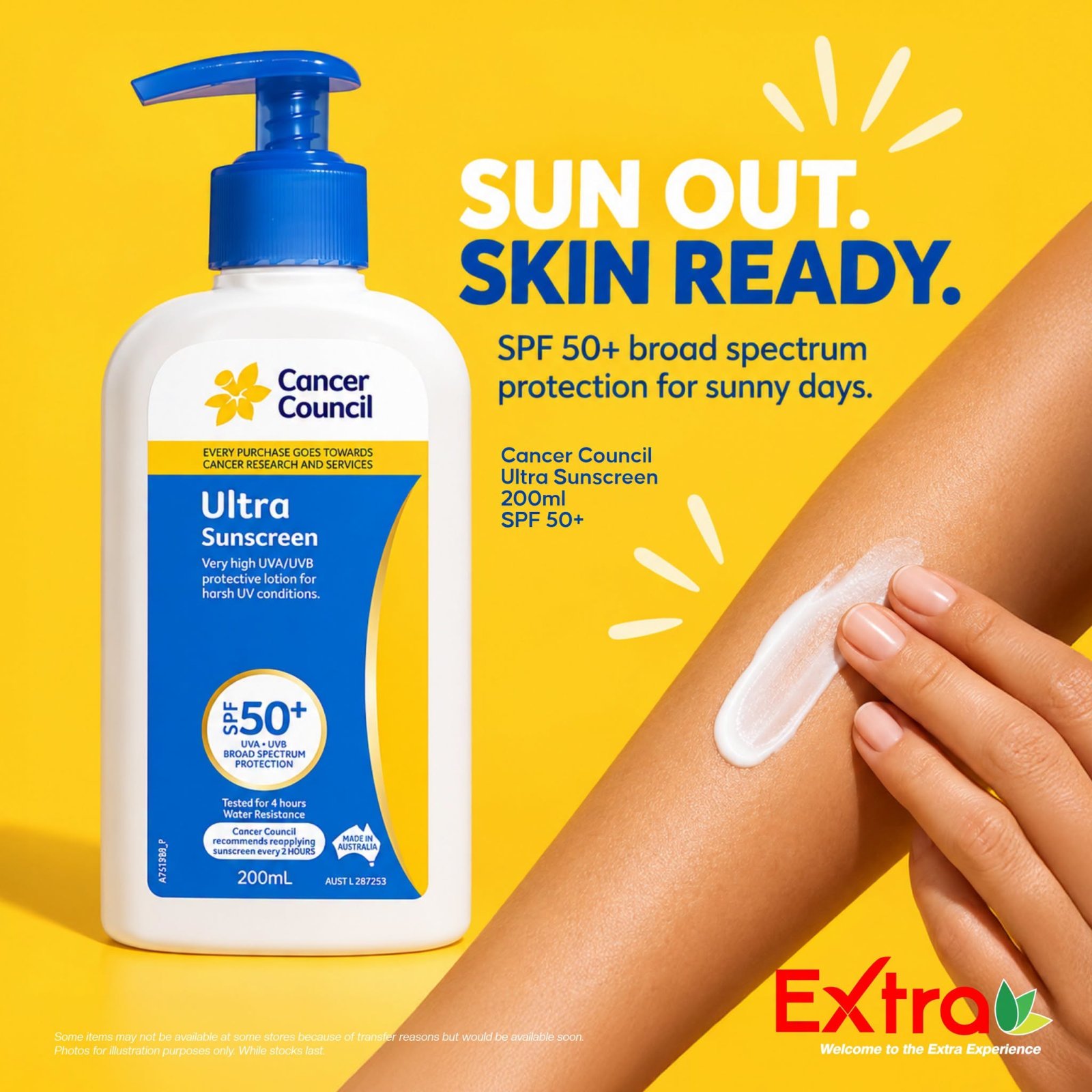 Cancer Council Ultra Sunscreen SPF 50+ 200ml