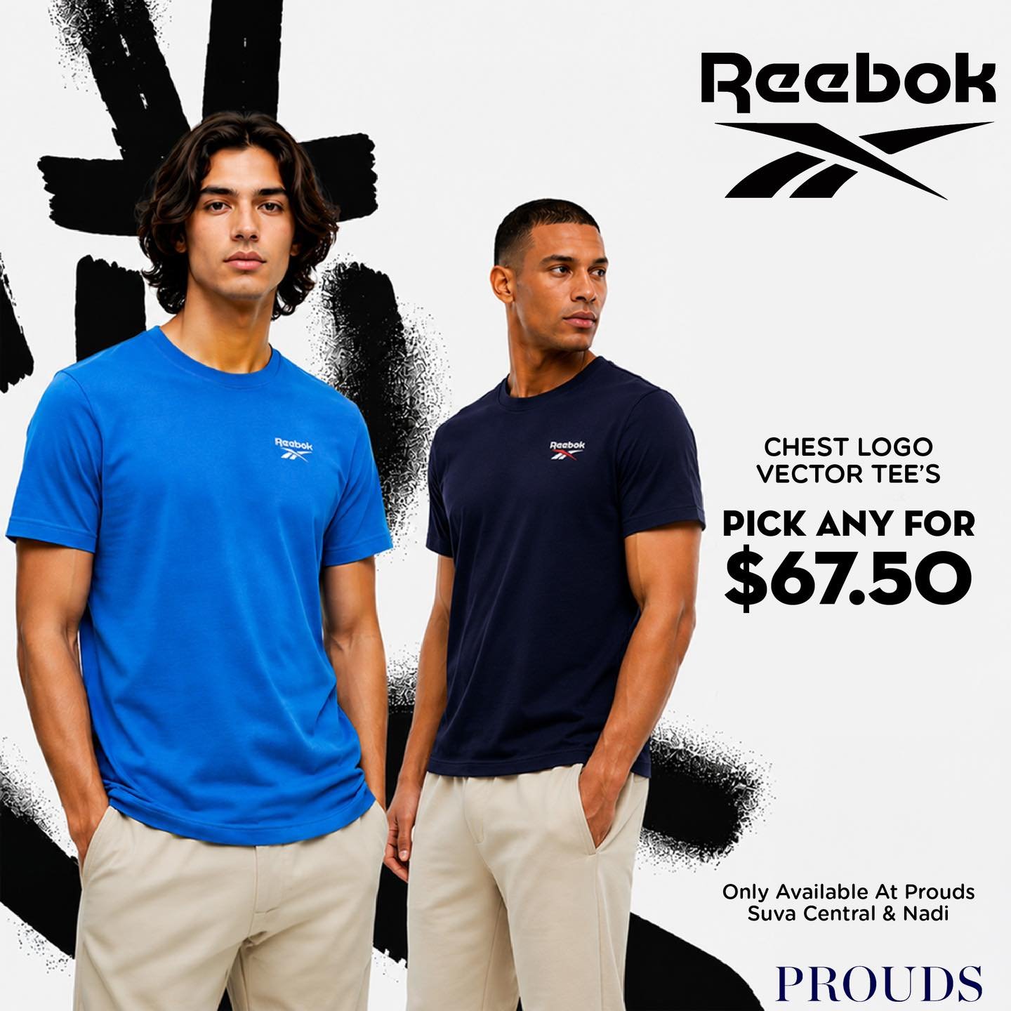 Reebok Chest Logo Vector Tee's