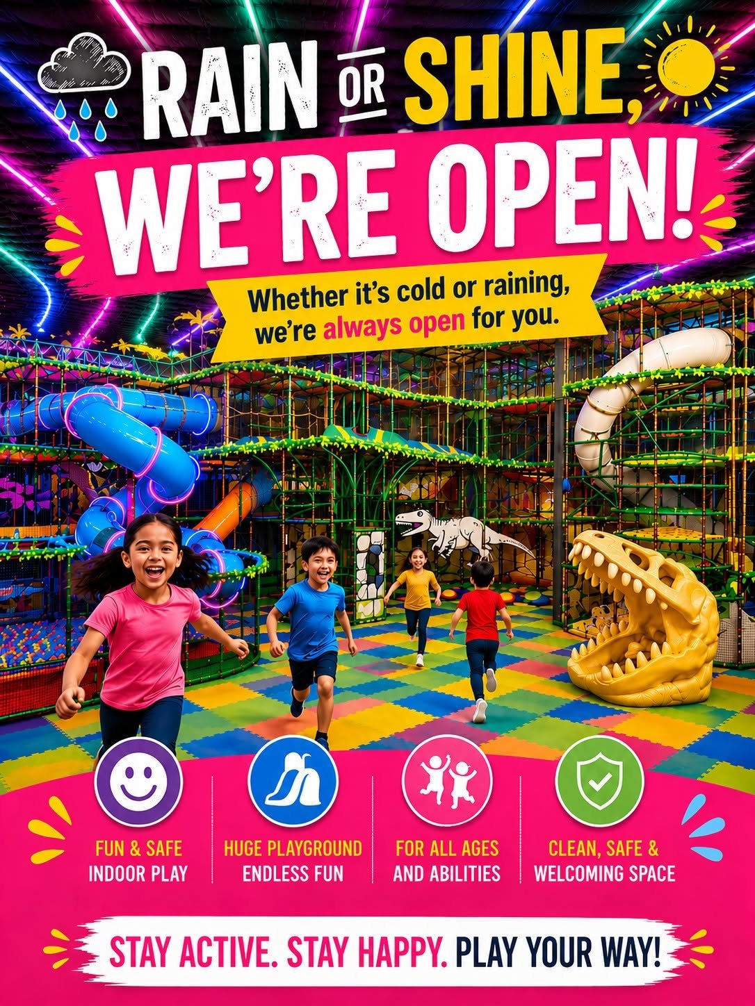 True Kids Playground – Always Open!