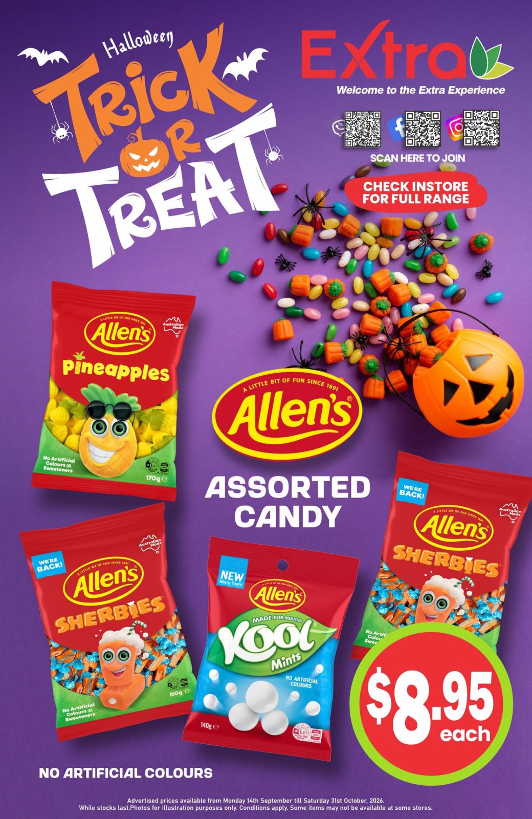 Halloween Trick or Treat - Allen's Assorted Candy - Page 1