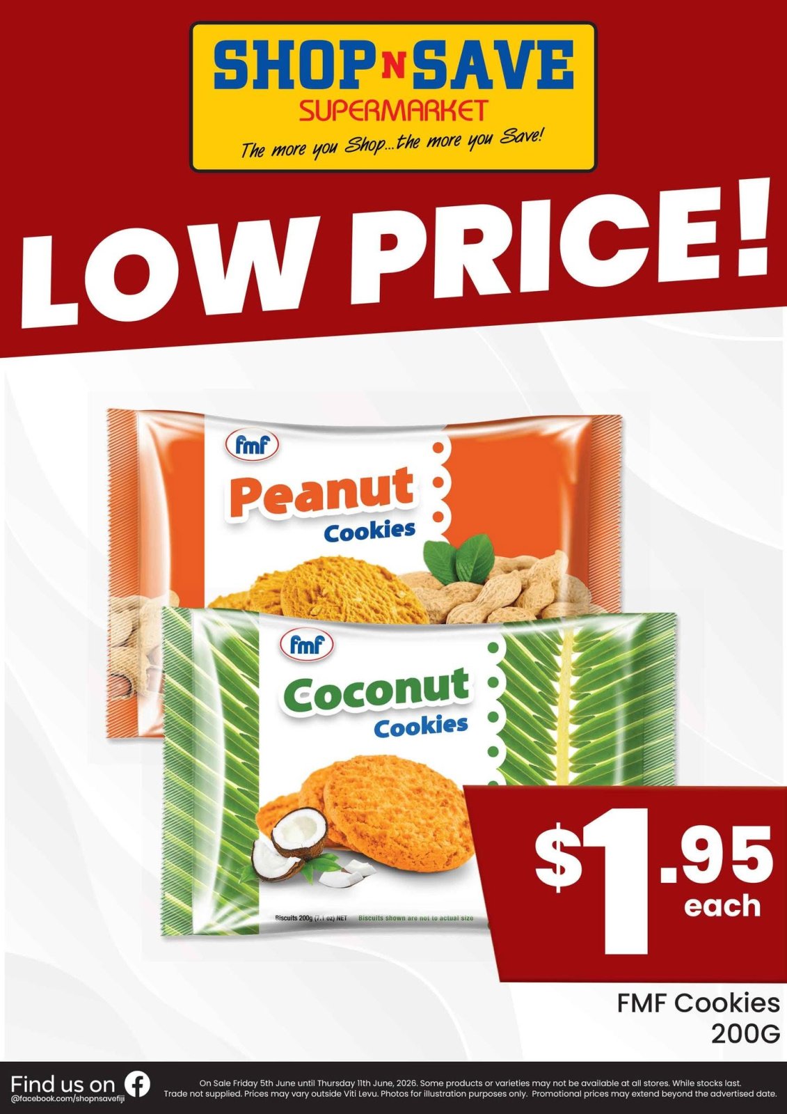 FMF Cookies - Peanut & Coconut