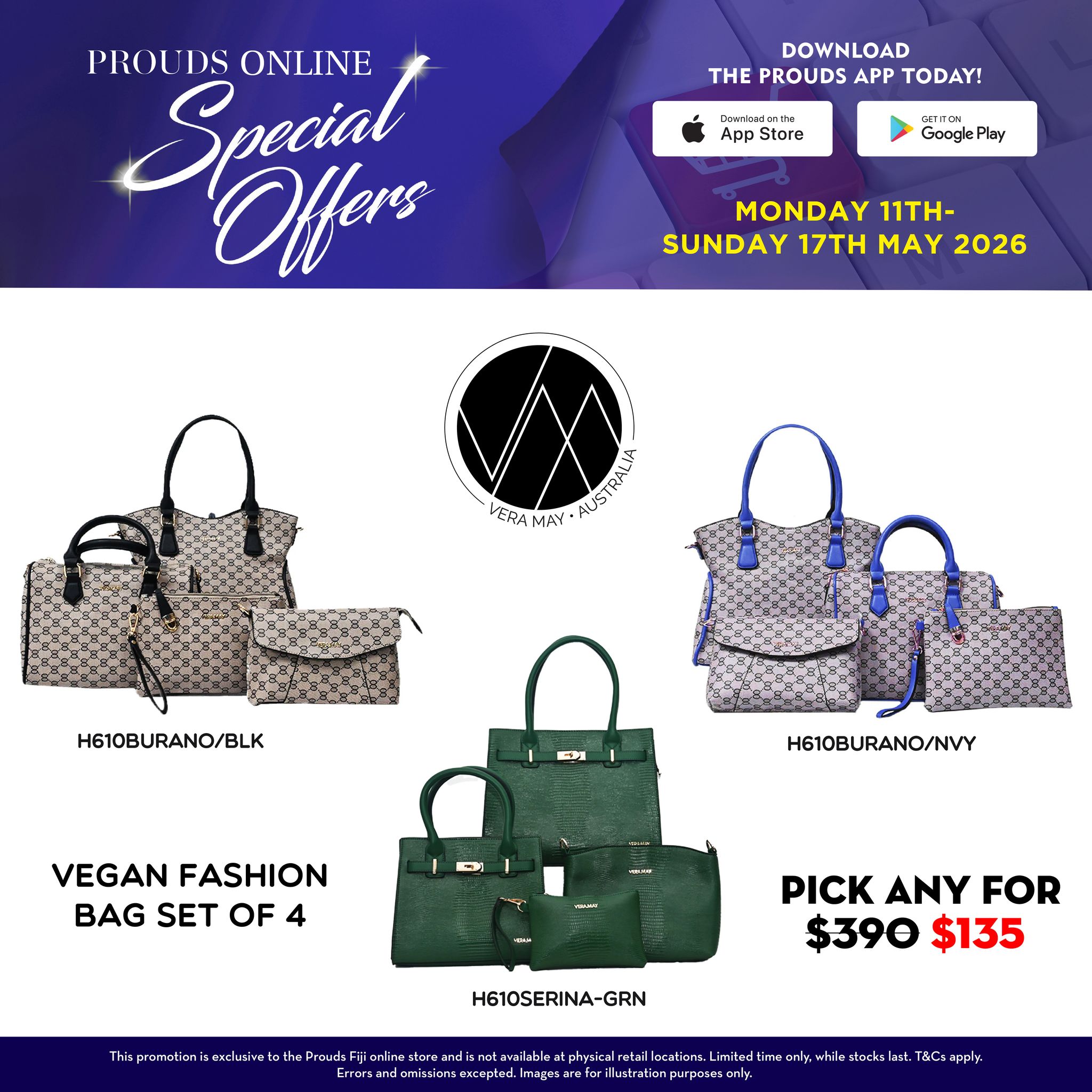 Vegan Fashion Bag Set of 4 - Special Offers - Page 1