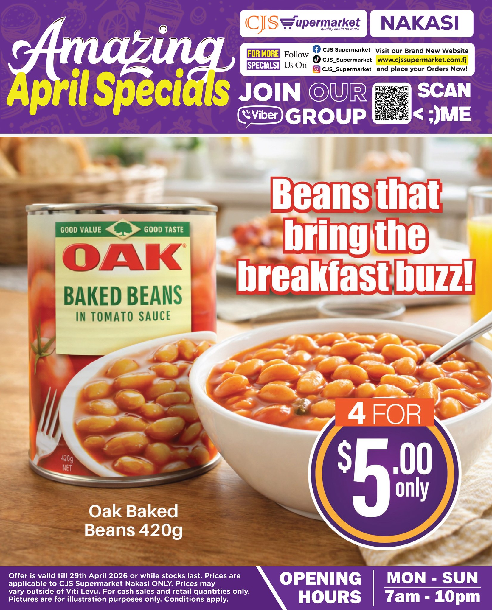 Oak Baked Beans 420g