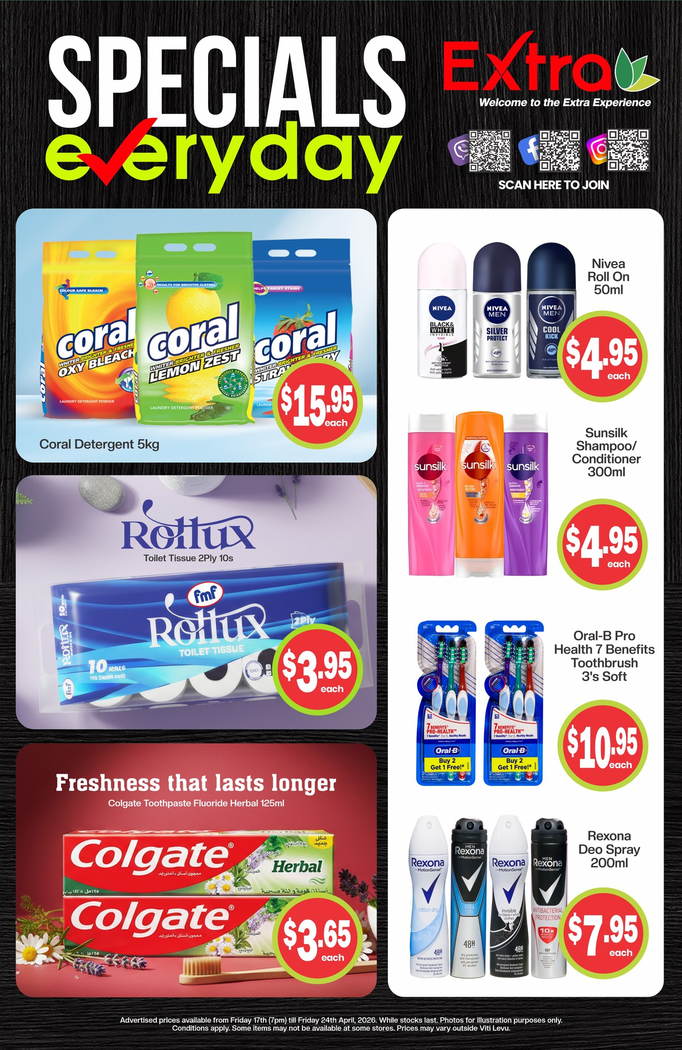 Extra Everyday Specials