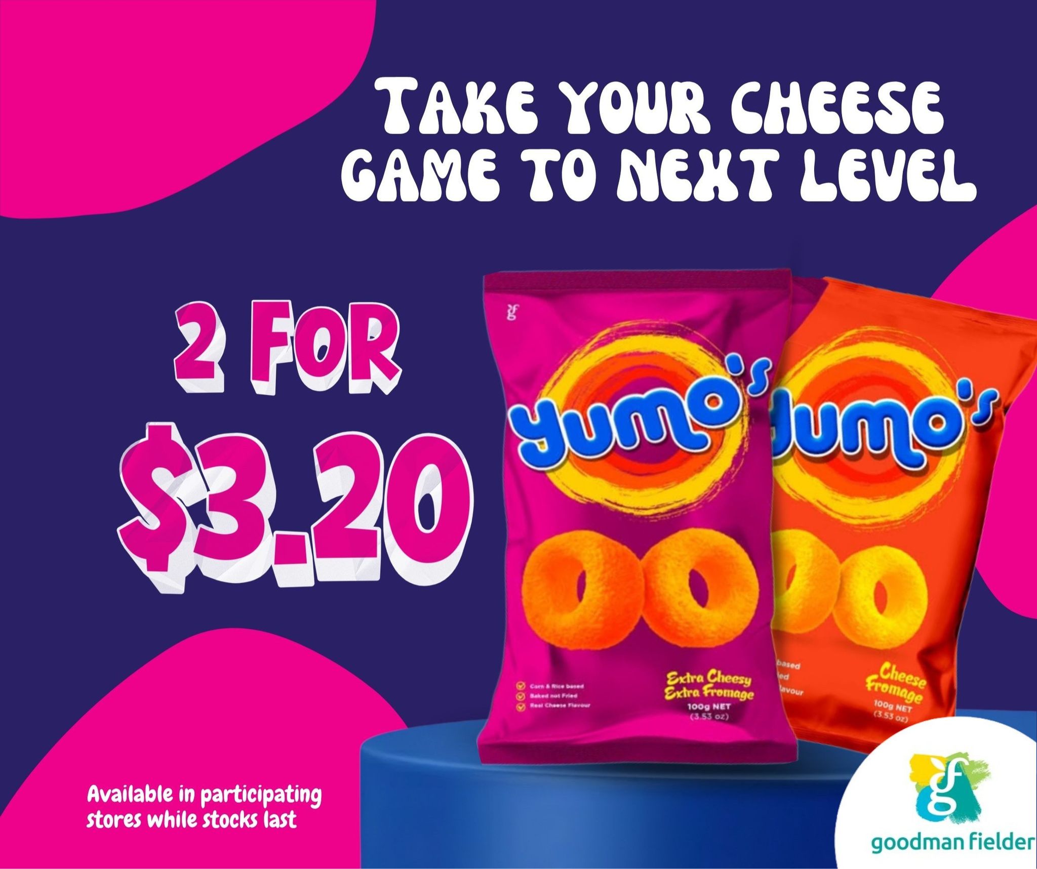 Yumo's Cheese Snacks – 2 for $3.20